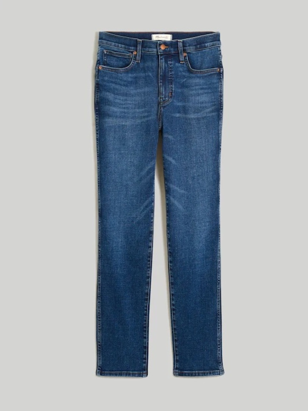 Madewell Petite Stovepipe Jeans in Pendleton Wash - Size 32